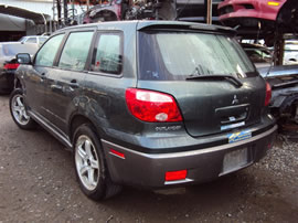 2005 MITSUBISHI OUTLANDER LS, 2.4L, AUTOMATIC, 2WD, COLOR GREEN, STK 143682